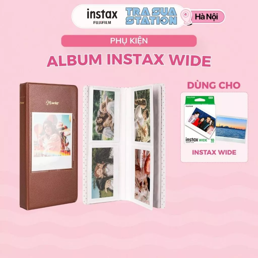 ALBUM INSTAX WIDE/ POLAROID (65 TẤM) - Album Memories Đựng Ảnh Phù Hợp Cho Cỡ Film Instax Wide/ Polaroid