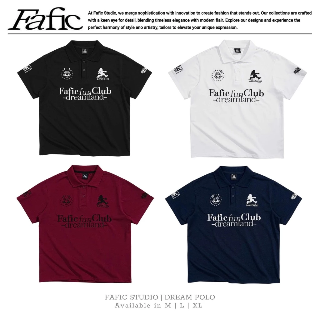 Áo polo Ngắn Tay FAFIC DREAM POLO cổ bẻ nam nữ Chất Vải CÁ SẤU 2 Da Mềm Mịn Thoáng Mát UNISEX