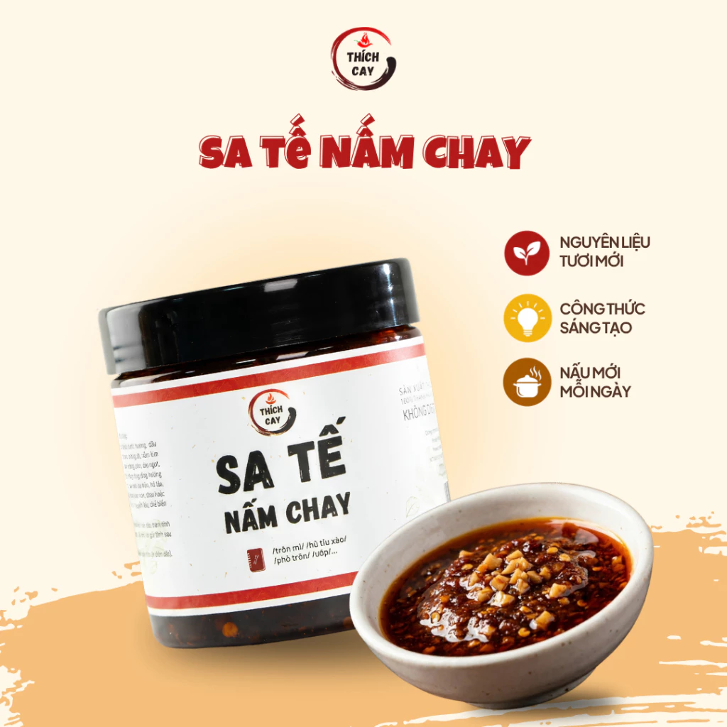 Sa tế chay ăn mì tiện lợi Thích Cay