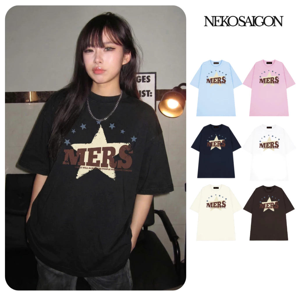 Áo thun oversize form rộng nam nữ Unisex NEKO.SG ATL636