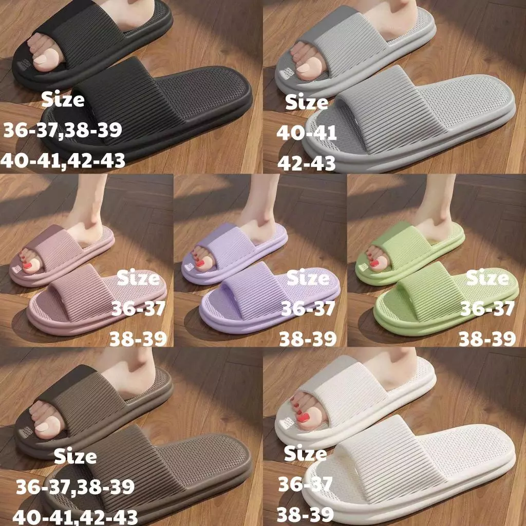 (Combo) Dép đi trong nhà phòng tắm văn phòng đế dày chống trượt chống thấm nước Unisex