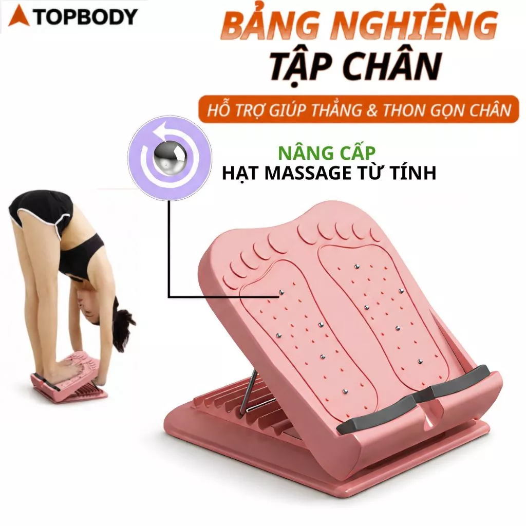Bảng Nghiêng Tập Thẳng Chân TOPBODY Thon Gọn Chân, Massage Chân, Kéo Dãn Cơ - BANGN01