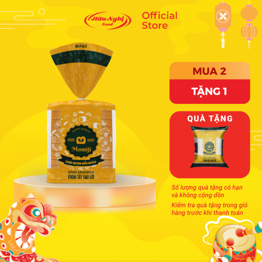 Bánh Momiji Sandwich Khoai Tây Gạo Lứt 300g
