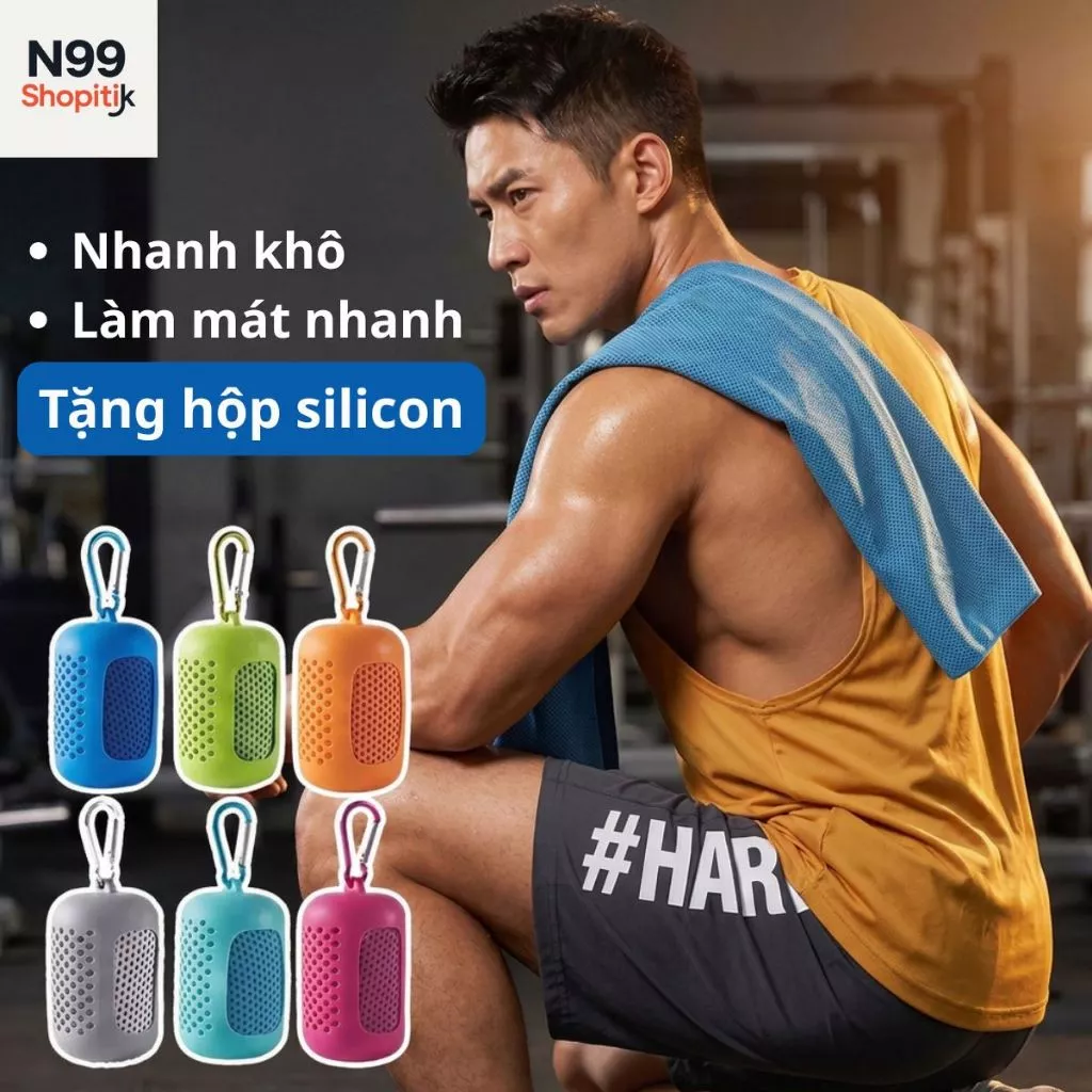 Khăn Lạnh Tập Gym Thể Thao Đa Năng – Thoáng Khí, Thấm Mồ Hôi, Hạ Nhiệt Chống Nóng Khi Vận Động