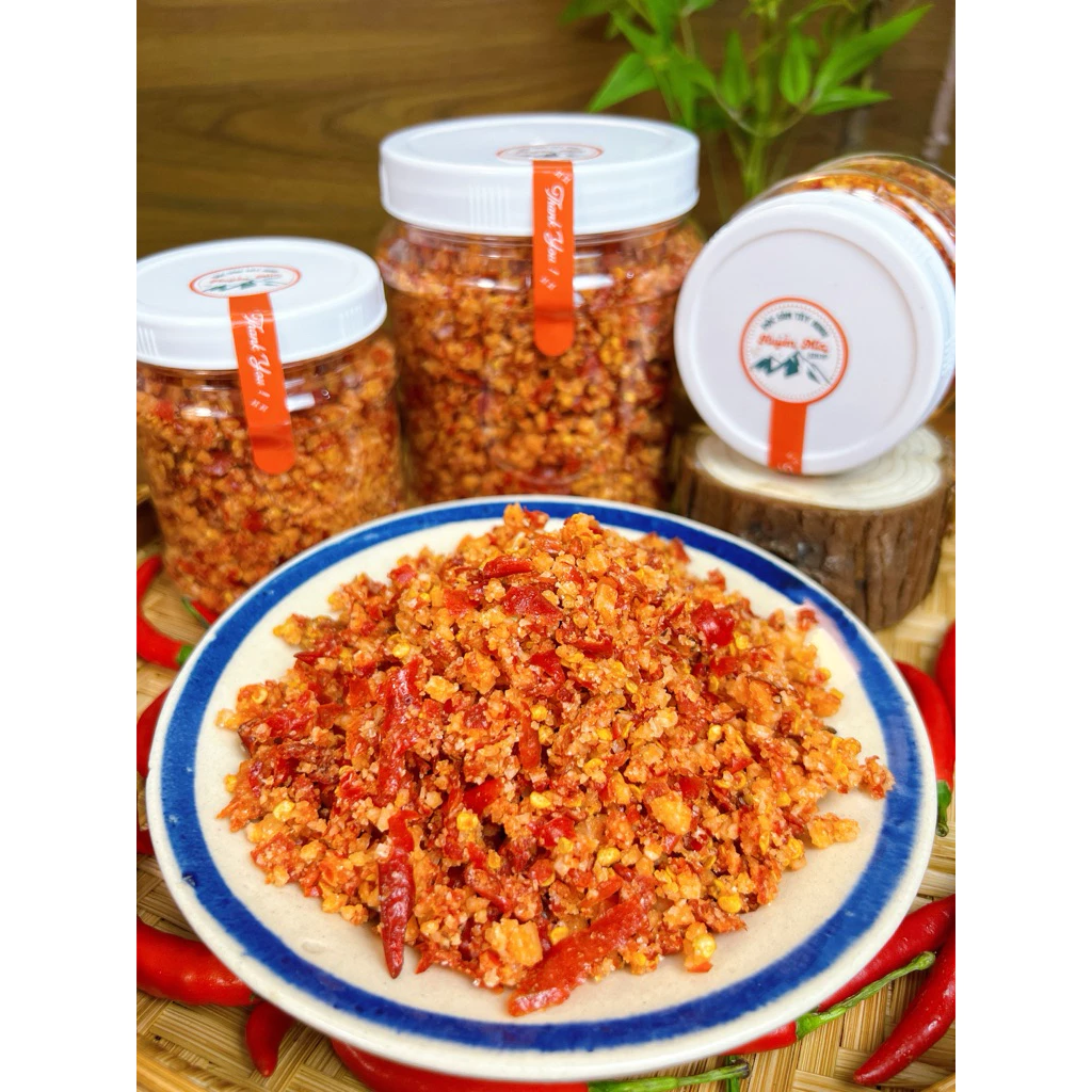 (H4) MUỐI ỚT HỘT CHAY ĐẶC SẢN TÂY NINH - Muối chấm trái cây