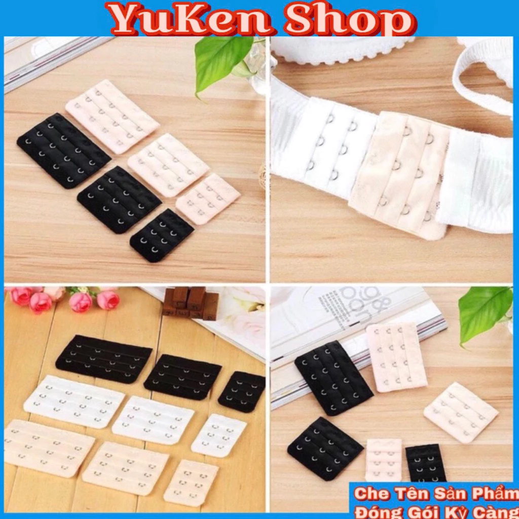 Combo Móc Nối Áo Ngực 2,3 Móc Cài Thép Không Rỉ-Phụ Kiện Nới Rộng Áo Lót Nữ