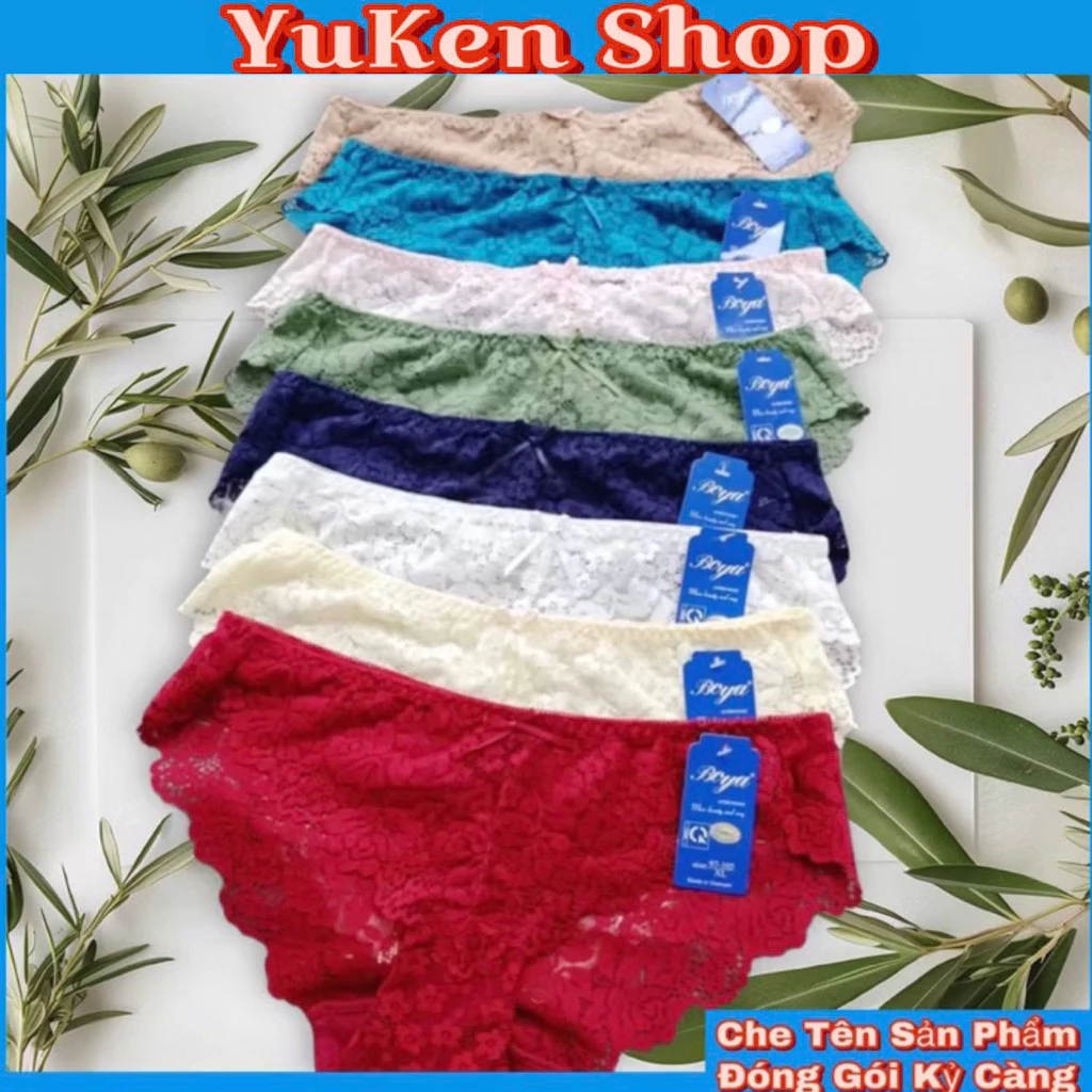 Q.051-Quần Lót Ren Nữ BoYa-Chất Vải Xuất Nhật,Dày,Mềm,Co Giản 4 Chiều