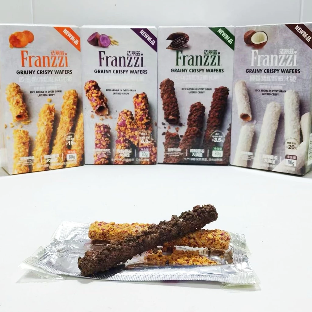 [C-MART] Bánh Xốp Giòn Wafer Crisps Franzzi Hộp 80g