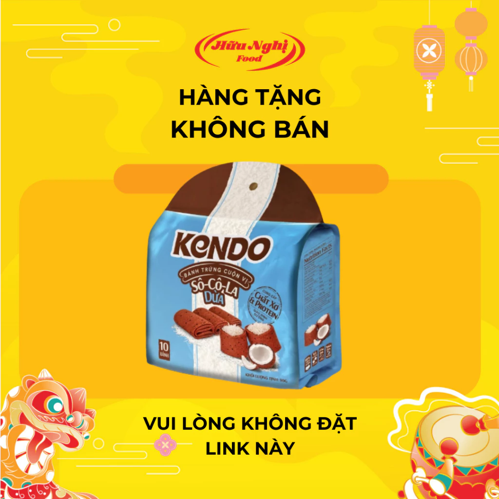 (HÀNG TẶNG KHÔNG BÁN) Bánh Trứng Cuộn Kendo Vị Socola Dừa