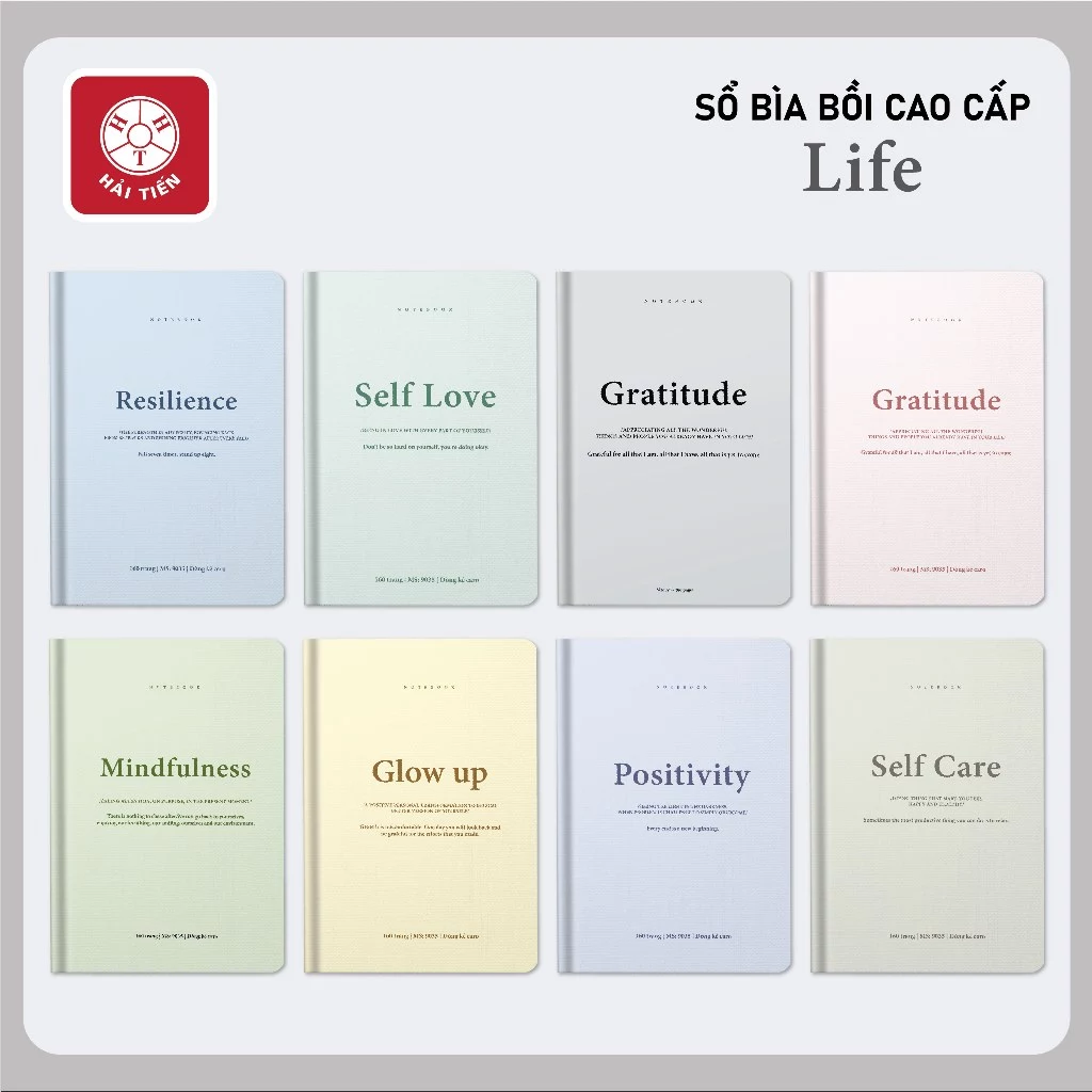 HẢI TIẾN Sổ bìa bồi cao cấp - Life (đủ kích thước)