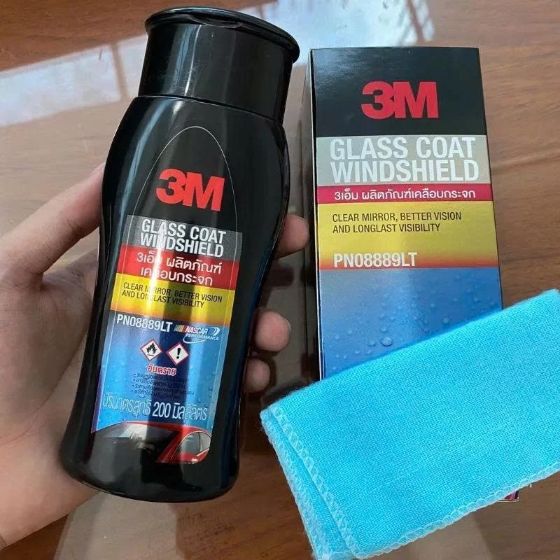 Chai chống bám nước trên kính xe ô tô - 3M GLASS COAT WINDSHIELD 08889 LT