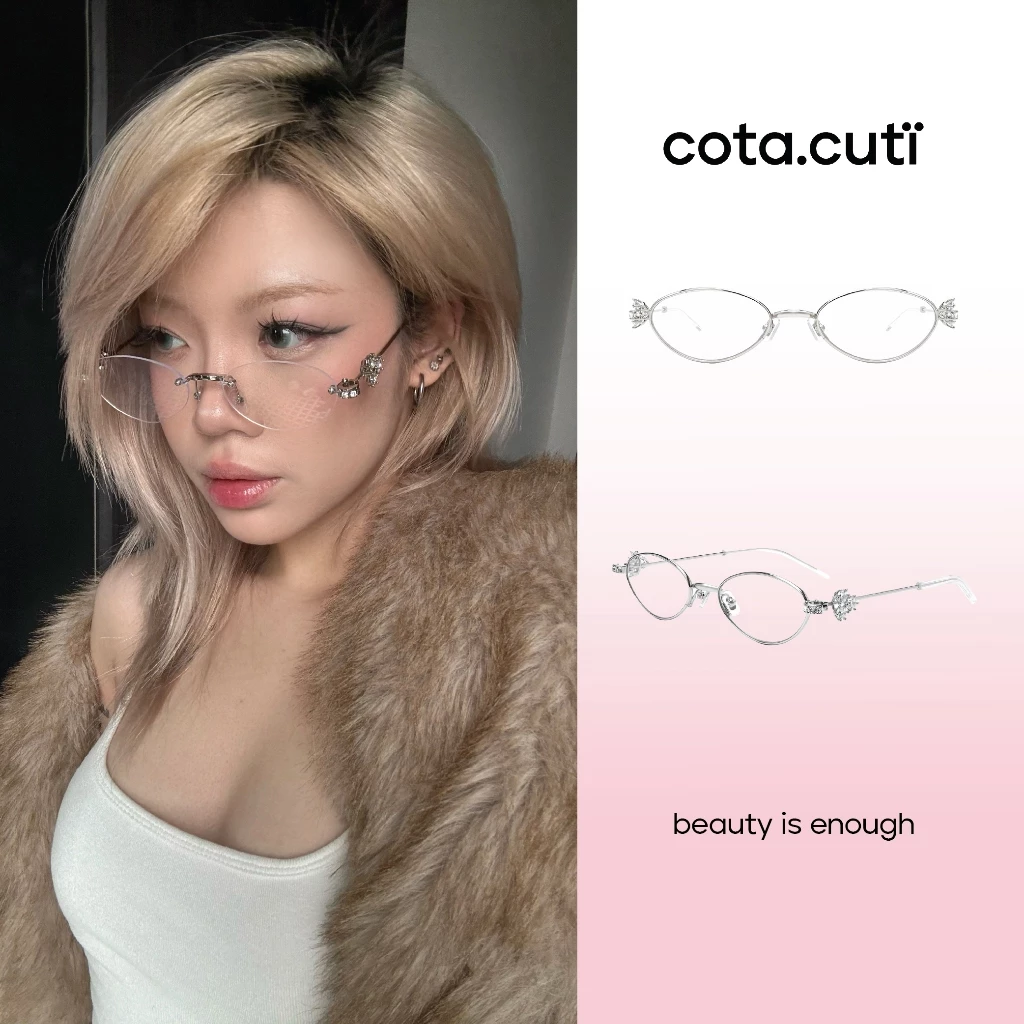 [Liin][cota.cuti x Veebong] Kính Cận/Kính Mắt Thời Trang cota.cuti - Gọng Kính Thiết Kế Cá Tính, Chất Liệ