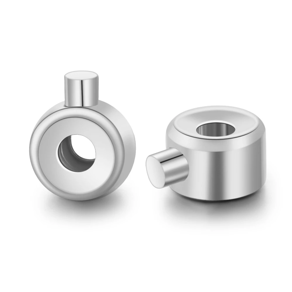 Bi bạc 925 cố định, hạt định vị làm vòng tay, dùng làm trang sức handmade DIY - Giá lẻ 1 hạt