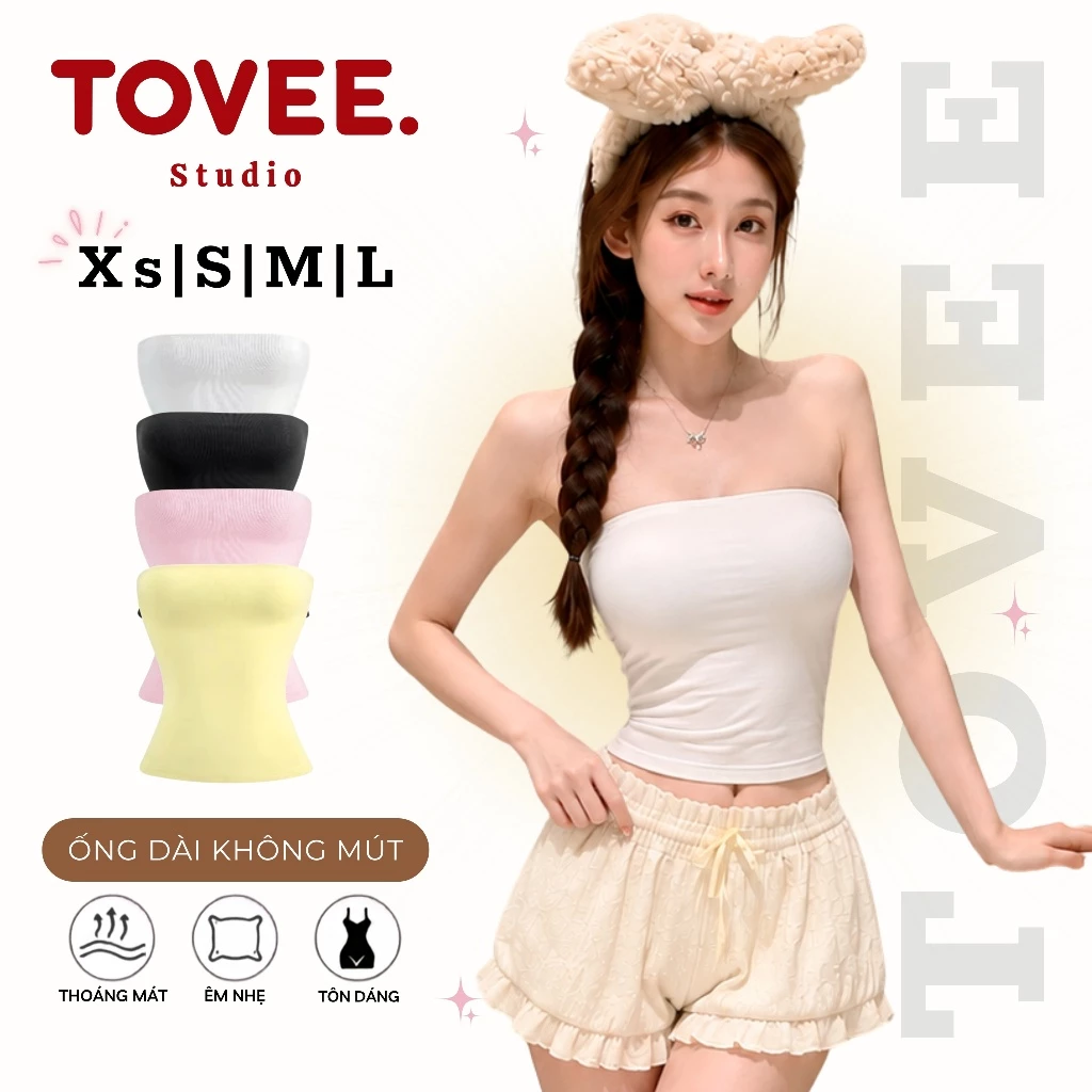 [KHÔNG MÚT/CÓ MÚT] Áo ỐNG DÁNG DÀI TRƠN Chất Borip Lụa Có Bigisze DD11, Áo Quây Nữ Nhiều Màu Ôm Body TOVEE