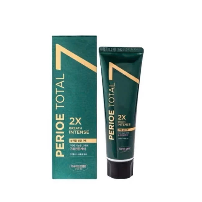 (GIAO NGẪU NHIÊN MÀU) Kem Đánh Răng Perioe Total7 2X Breath Intense 120gx2
