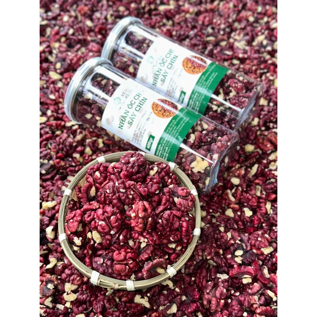 Óc Chó Đỏ Tách Vỏ – Nhân Hạt Mỹ Cao Cấp – Hộp 400g – Giòn Béo Tự Nhiên - Đồ Ăn Vặt Ngon Healthy