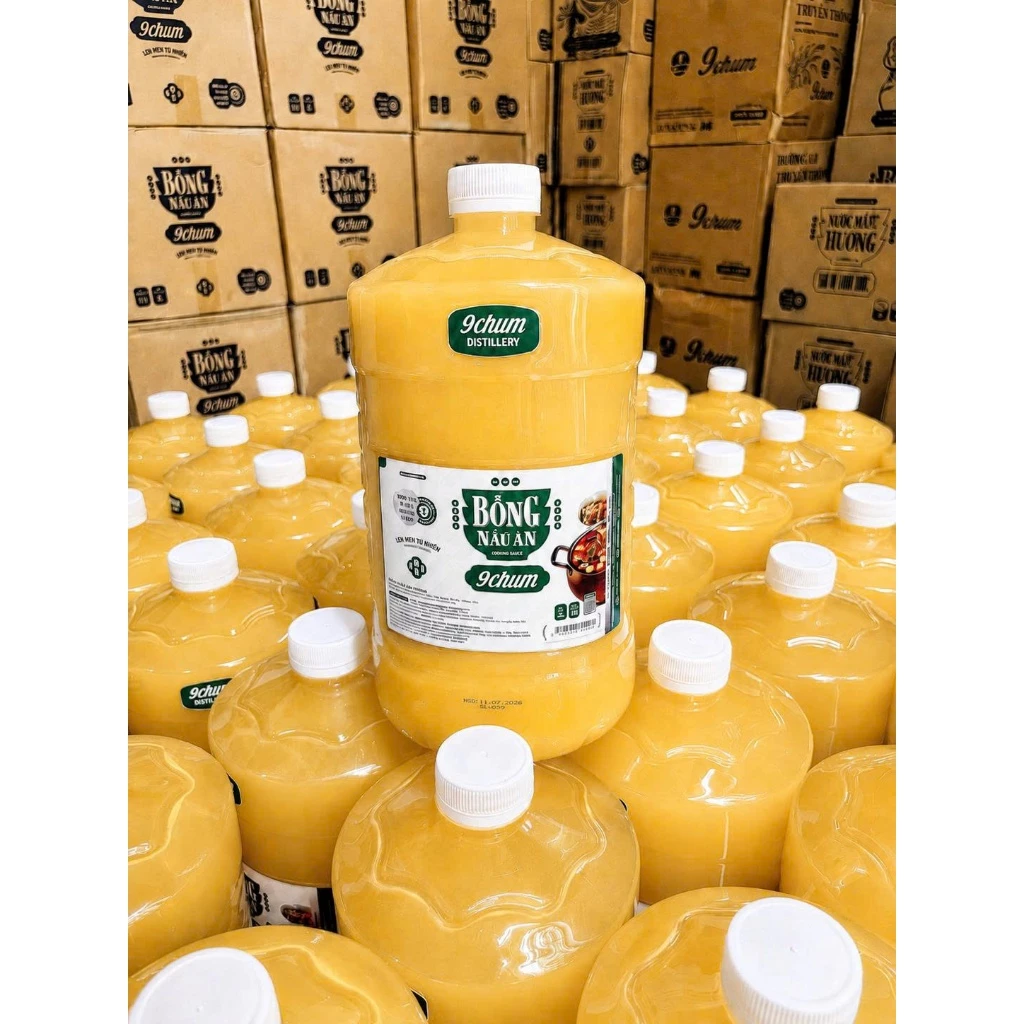 Giấm bỗng 9Chum can 5lít - Cho nhà hàng, quán ăn - Giá hời, đầy đủ giấy tờ