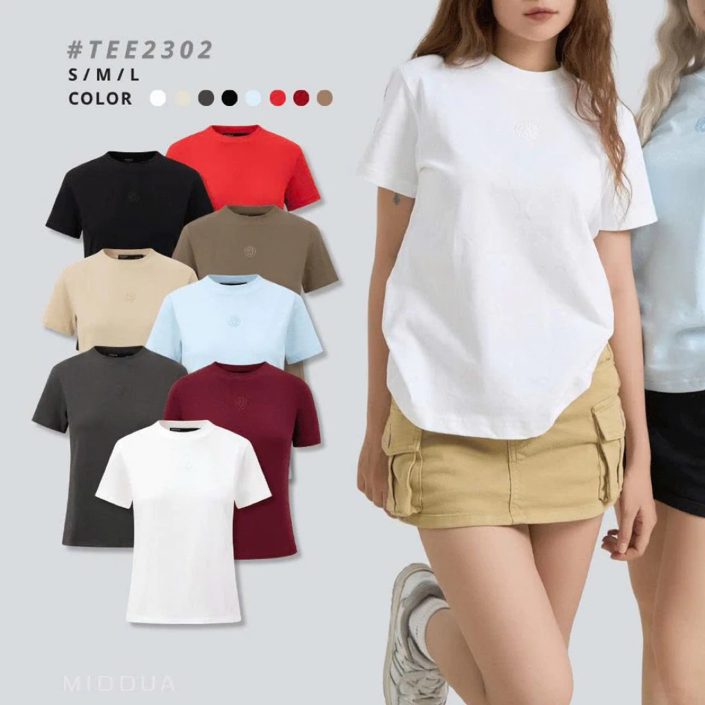 [MIDDUA] Áo Babytee cotton trơn - TEE2302