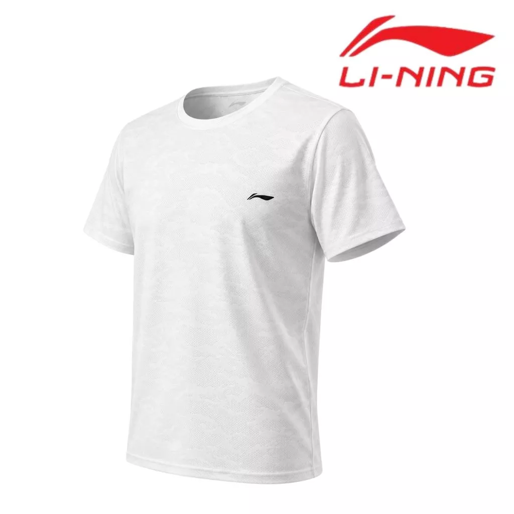 Áo Họa Tiết nam C3 Li-Ning mẫu mới, Áo nam vải thể thao mềm mát, co giãn, thấm hút, áo tập gym, chạy bộ