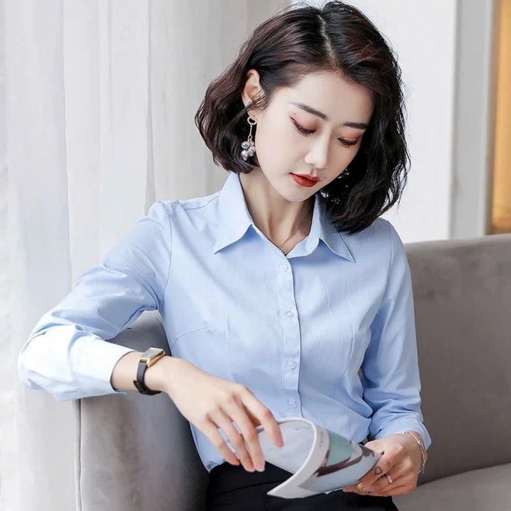 [Số 35 - 41] Hàng Hộp Sơ Mi Nữ Chất Liệu Thoáng Mát, Kiểu Dáng, Màu Sắc Nữ Tính, Trẻ Trung.