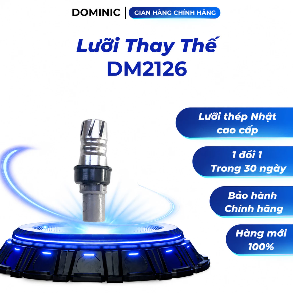 Đầu tỉa thay thế cho máy tỉa lông mũi DOMINIC DM2126 cao cấp chính hãng-JMISHOP