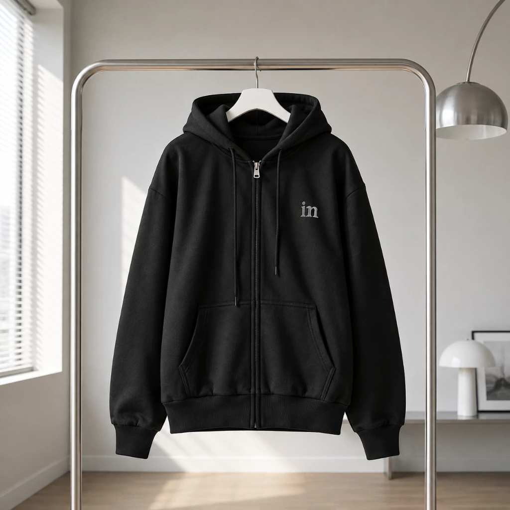 Áo Khoác Hoodie Zip Nam Nữ TOMANO Vải Nỉ Dày Tay Dài Nón Rộng Form Unisex Chống Nắng - KNT35