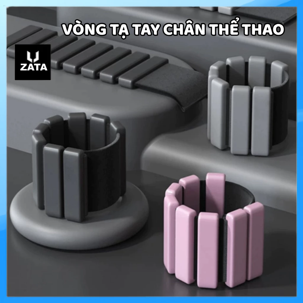 VÒNG TẠ TAY CHÂN THỂ THAO - Đai Tạ Tháo Rời, Nhẹ, Đa Năng - Tập Gym, Giảm Mỡ, Chạy Bộ Tiện Lợi Mọi Lúc Zata Vn - TDT