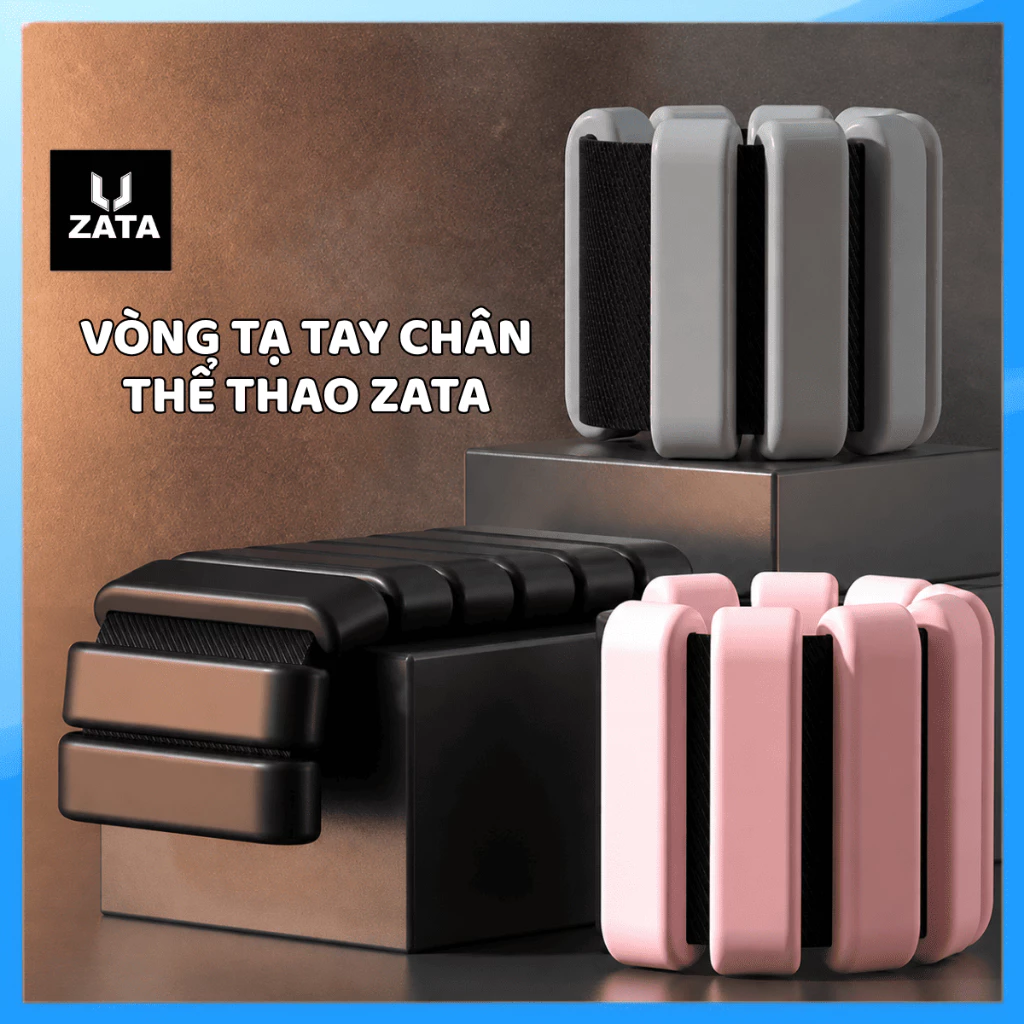 Vòng Tay Tạ Kháng Lực Điều Chỉnh Trọng Lực - Đai Tạ Tháo Rời Nhẹ Tập Gym Giảm Mỡ Chạy Bộ Tiện Lợi Mọi Lúc Zata Vn - TDT