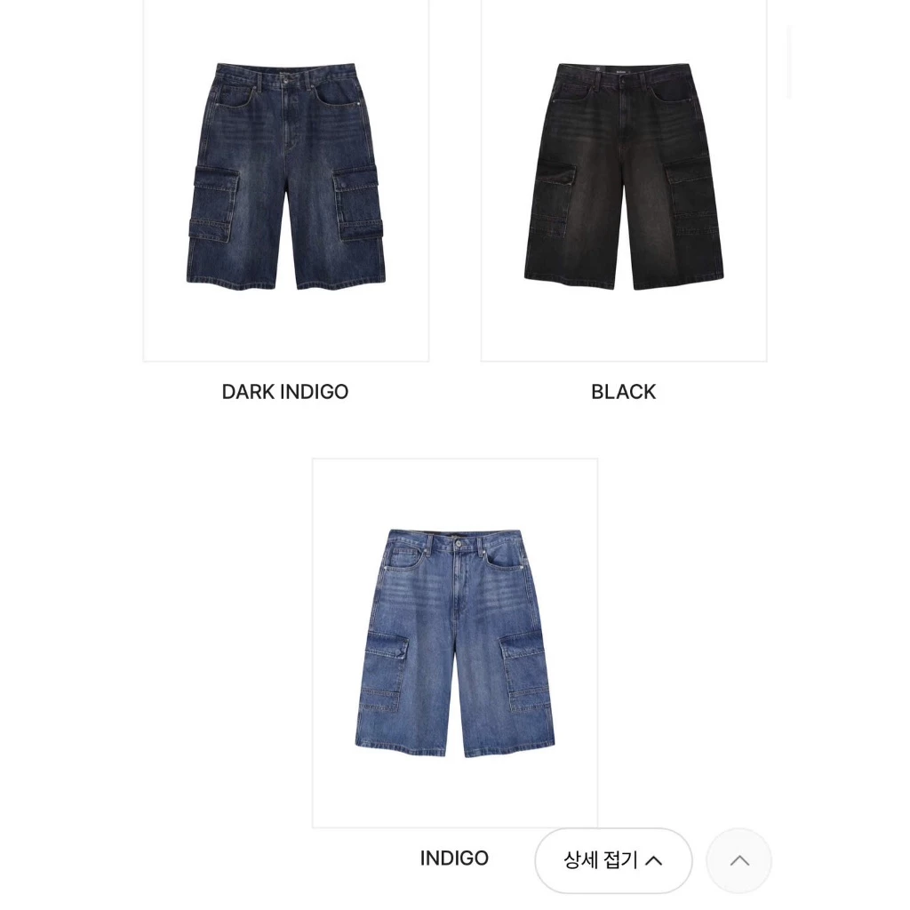QUẦN SHORT BUCKAROO DENIM CARGO DÀNH CHO UNISEX
