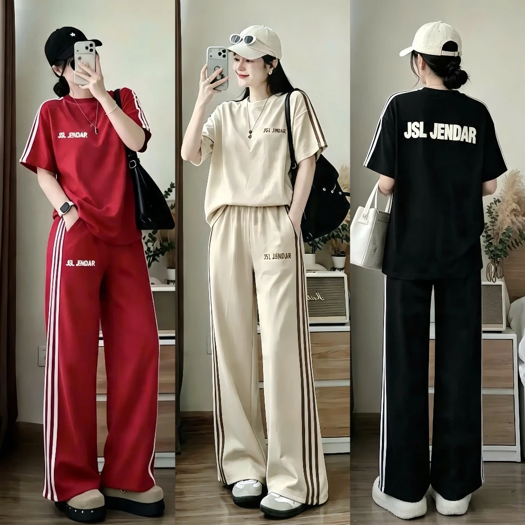 Set Bộ Quần Áo Cộc Dài Hyzina, Hoạ Tiết Chữ Jen Cho Nữ, Chất Liệu Cotton 4C Lạnh, Set Đồ Nữ Đẹp, Bộ Đồ Thu Đông