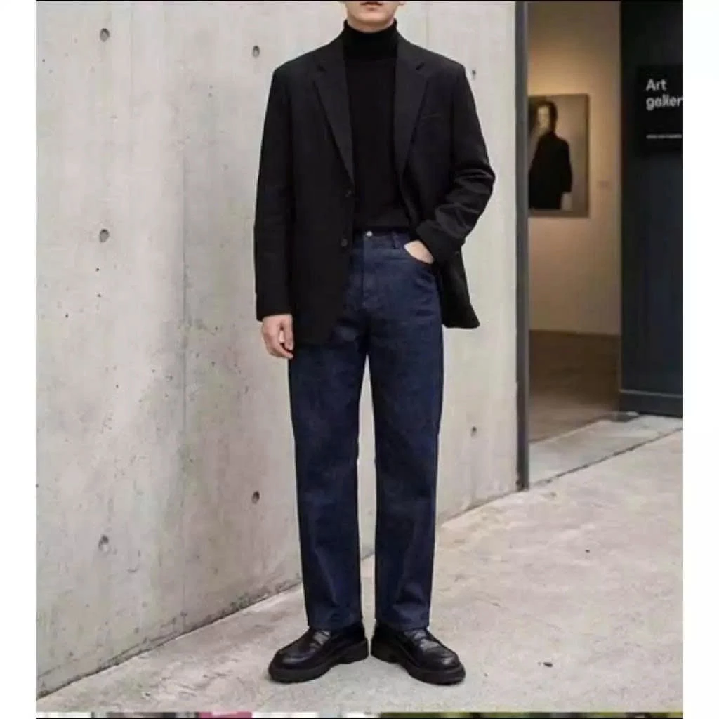 QUẦN JEAN DENIM PLAC FORM STRAIGHT DÀNH CHO NAM