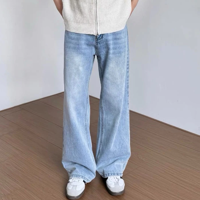Quần Ống Rộng Vải Denim Cao Cấp Kiểu Dáng Hàng Quốc Che Khuyết Điểm Halley D40