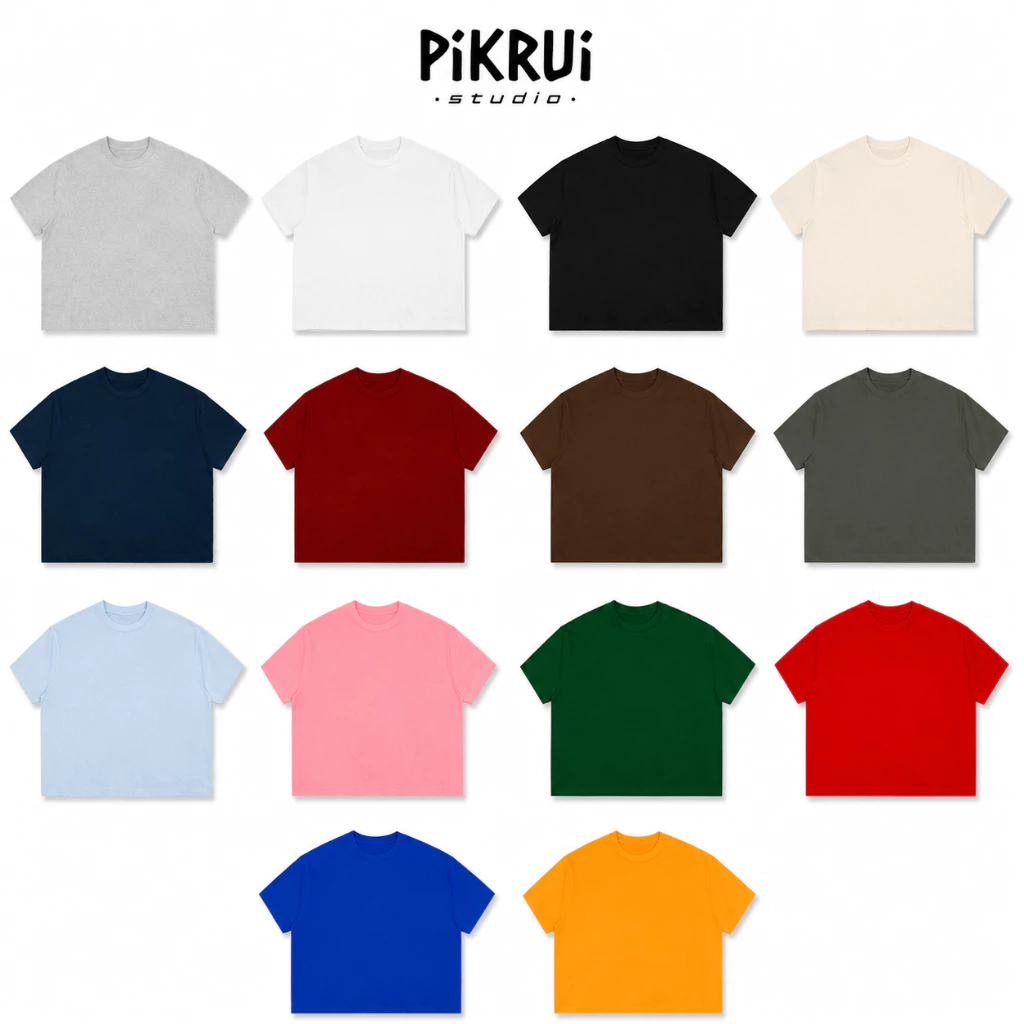[ Hỏa Tốc ] Áo thun trơn , Áo Thun Boxy Form Rộng Unisex 250Gsm 100% Cotton from áo đẹp rộng thoải mái lên from đẹp