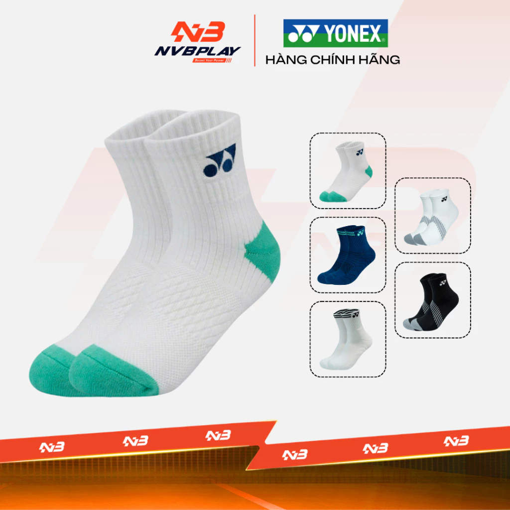 Vớ Thể Thao Yonex SSR-1960-S / SSR-1961-S / SSR-2964-S - Dày Dặn, Ôm Chân, Mềm Mại - Hàng Chính Hãng