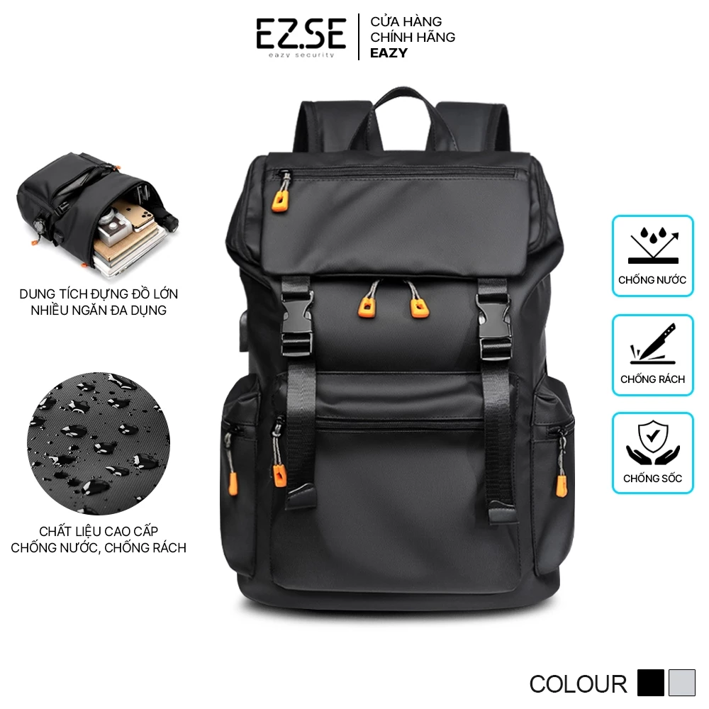 Balo thể thao chống nước nam nữ EAZY BLU15 Balo đi học đựng laptop 15.6 inch , Balo du lịch đựng đồ