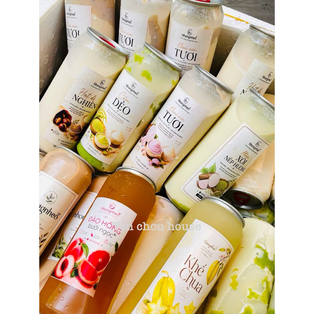 [Hoả tốc HCM] Trà sữa, trà trái cây Nhong Nheo 500ml