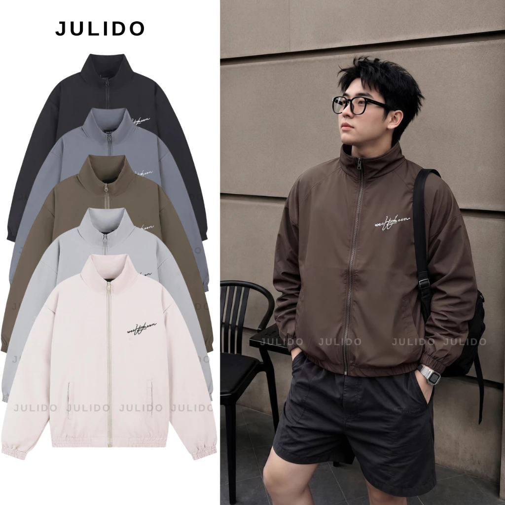 Áo khoác JULIDO hai lớp trượt nước cản gió chống tia UV menwear jacket