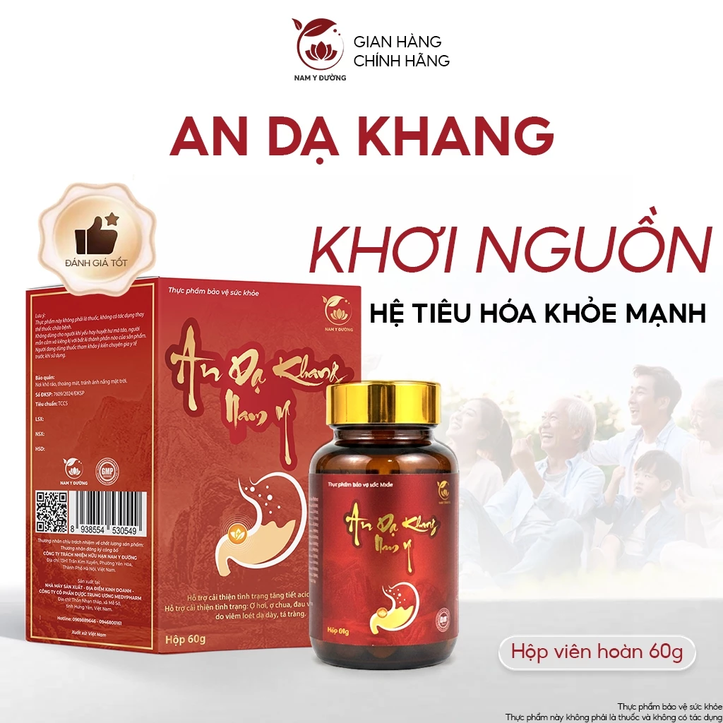 Nam Y Đường - An Dạ Khang Nam Y Đường – An Dạ Khang Xoa Tan Đau Rát – Bình An Dạ Dày