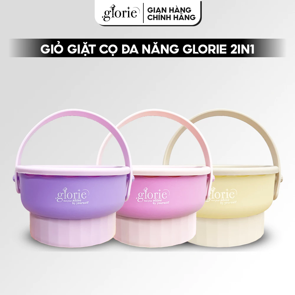 Giỏ Giặt Cọ Đa Năng Glorie 2IN1
