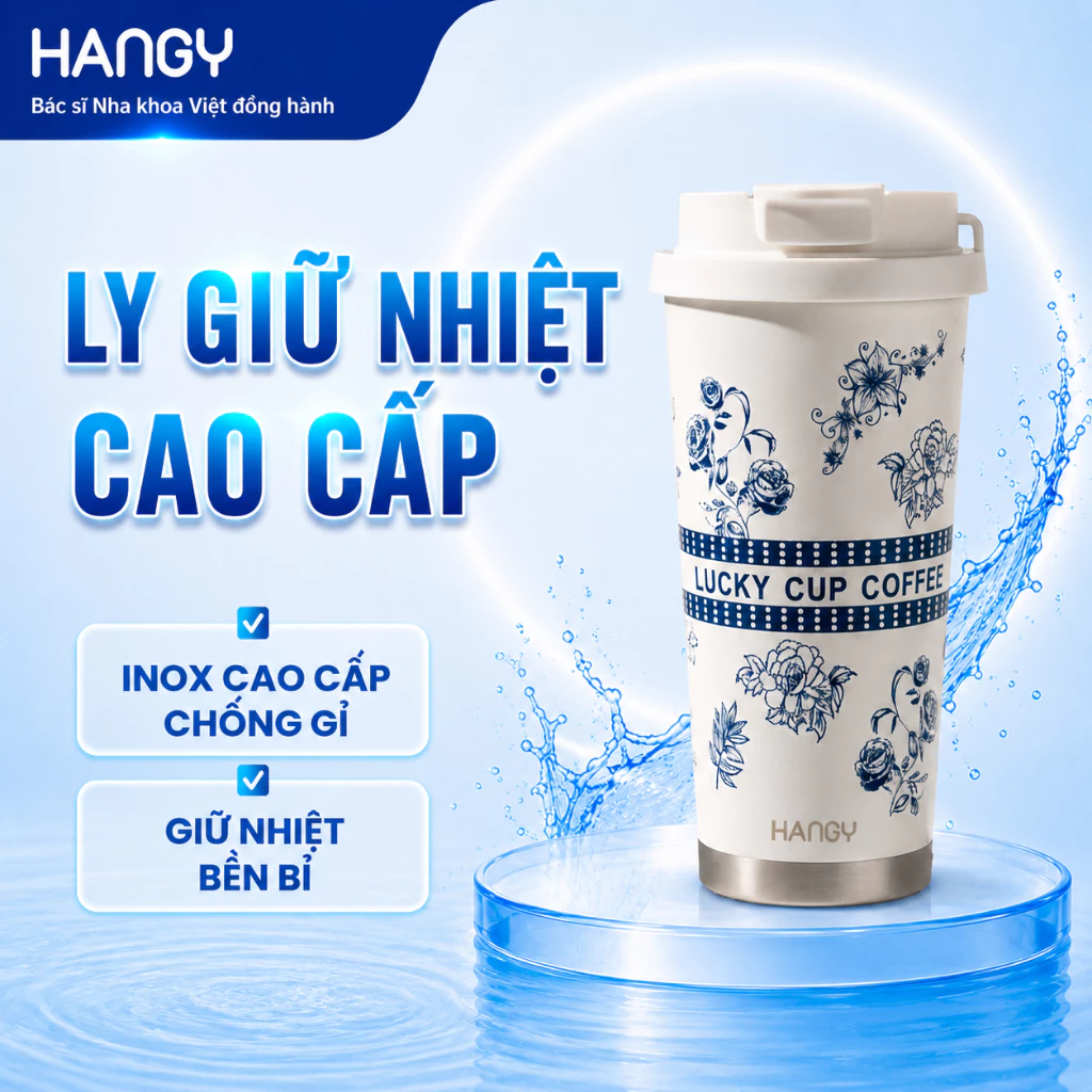 [QUÀ TẶNG MÀU NGẪU NHIÊN] Ly giữ nhiệt cao cấp 500ml, Giữ nhiệt 6-12h, Tiện mang theo