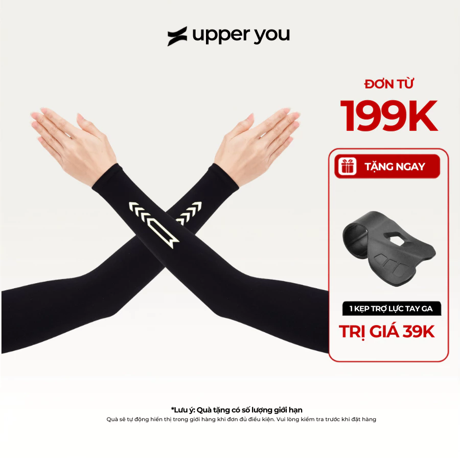 [TẶNG QUÀ ĐƠN 199K] Ống Tay Chống Nắng Chống UV Phản Quang Cao Cấp UPPER YOU Không Xỏ Ngón Co Giãn 4 Chiều - OTK04