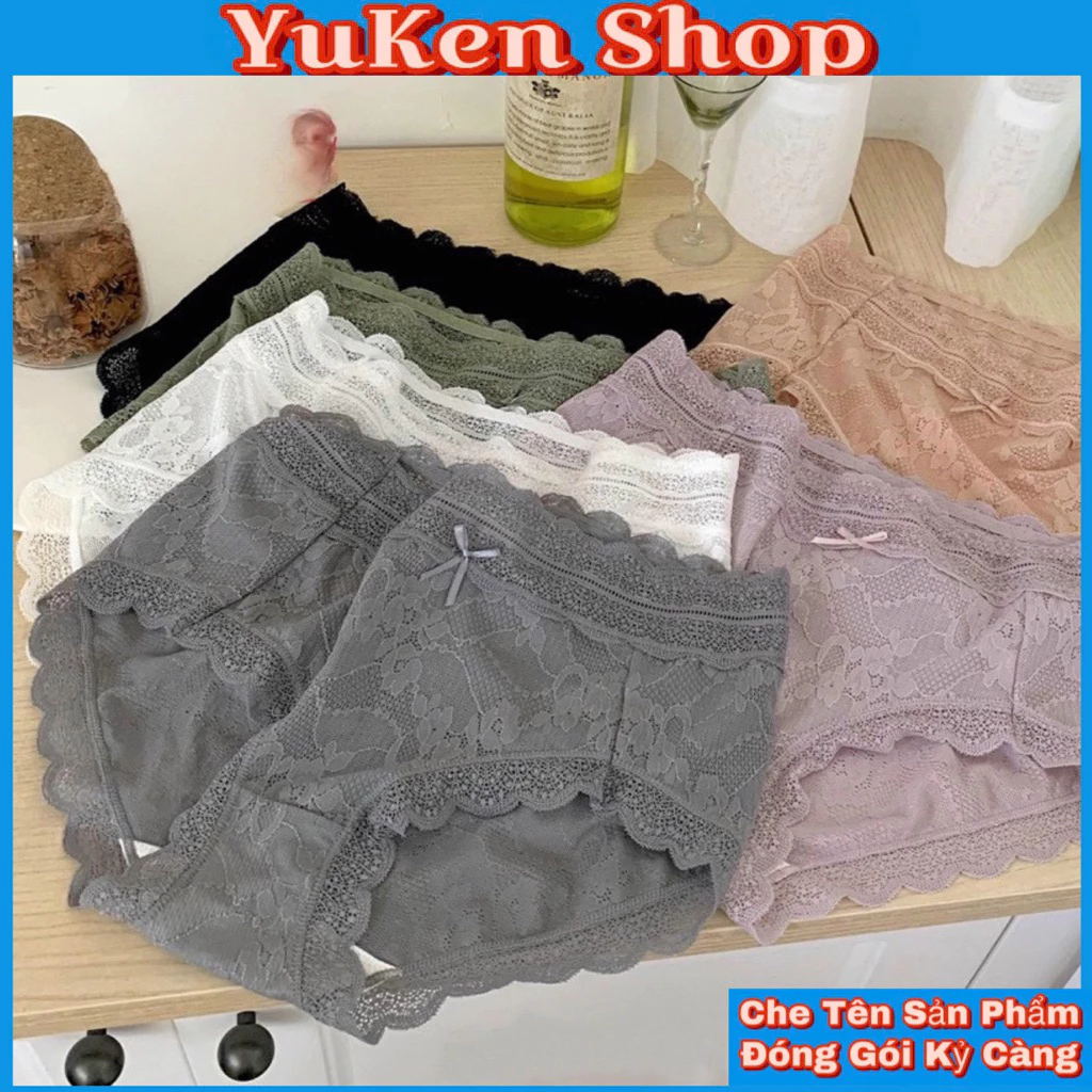Mã 3805-Quần Lót Ren Lưng Cao,Chất Ren Dày Dặn,Chắc Chắn