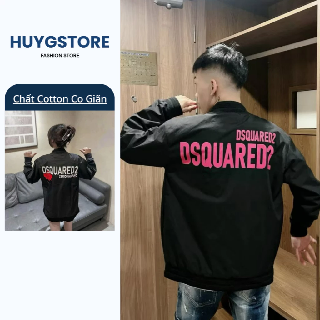 Áo gió 2 lớp phong cách boy phố hotten chất liệu gió tráng bo gân dệt - HuyGStore