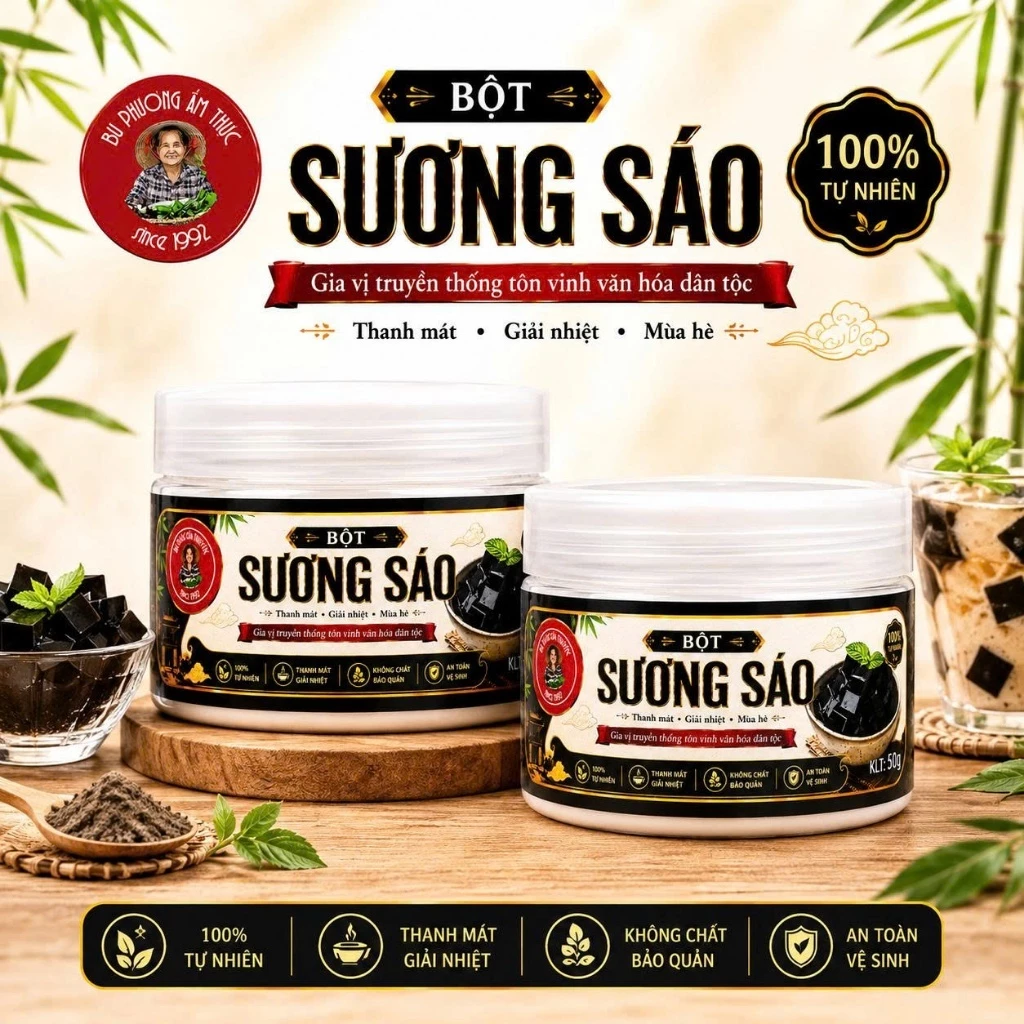Bột Sương Sáo NGUYÊN CHẤT - Thương Hiệu Bu Phương Ẩm Thực – THANH MÁT GIẢI NHIỆT MÙA HÈ