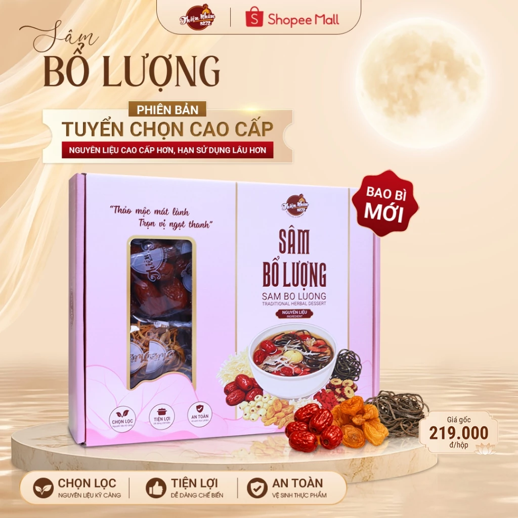 Set Nguyên Liệu Chè Sâm Bổ Lượng 500gr Nguyên Liệu Cao Cấp Hơn - Hạn Sử Dụng Lâu Hơn [Thiện Nhân 5272]
