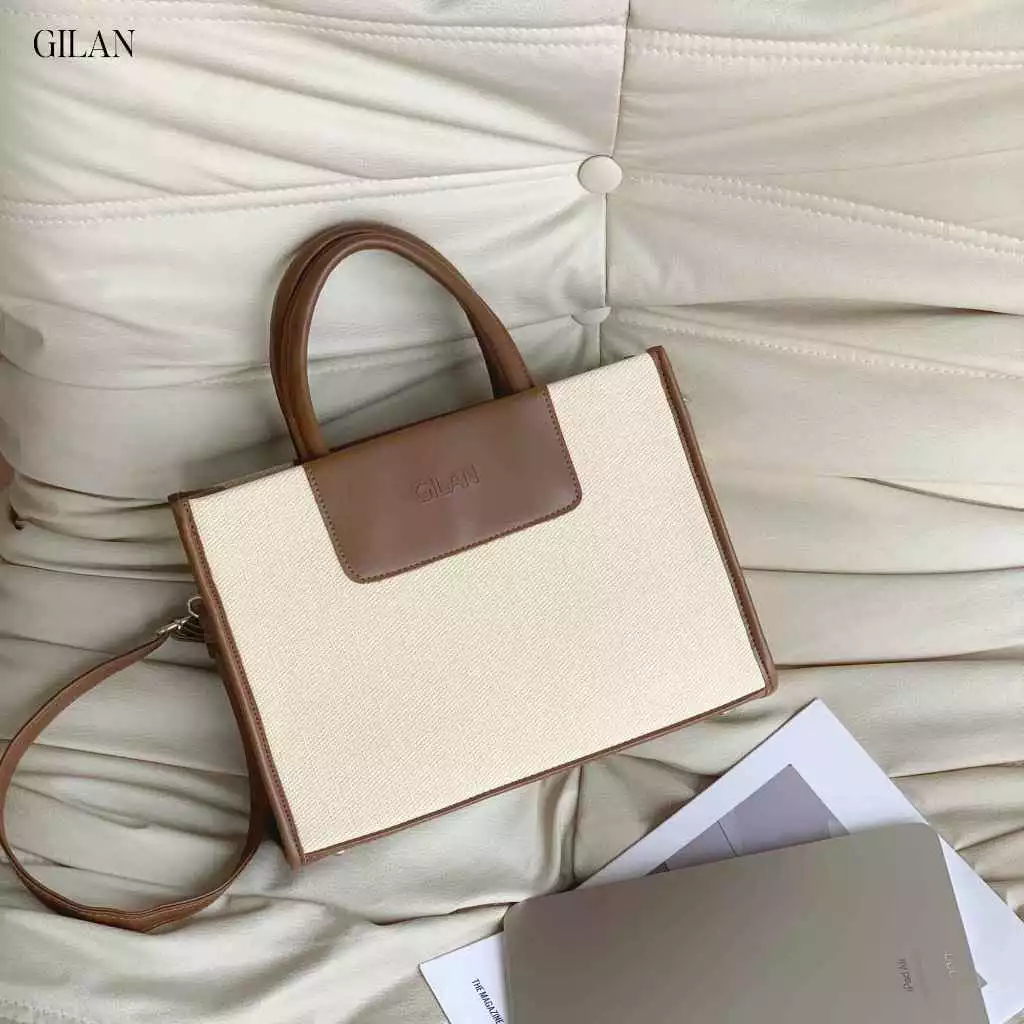 GILAN size vừa Ipad, A5 - Túi tote nữ Elia bag TSN003 đựng được Ipad, A5 phù hợp cho nàng đi làm, đi học,...