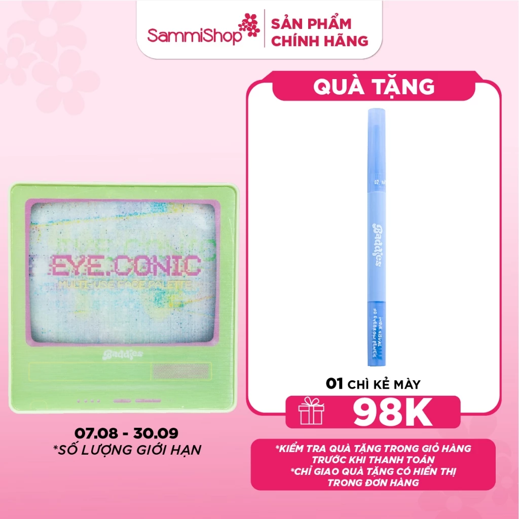 Bảng mắt đa năng Baddies Multi-use Face Palette 11 ô 13.1g