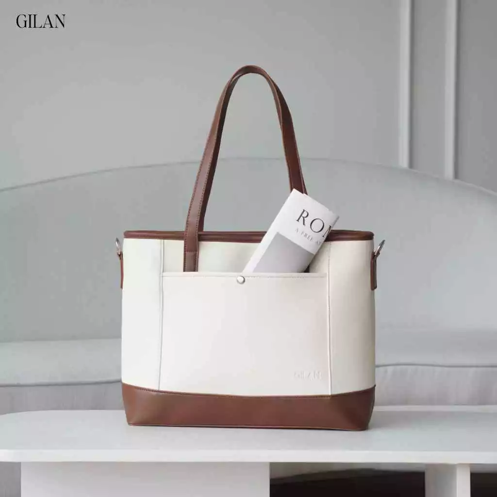 GILAN Túi xách tote nữ Coco Bag TCS004 (3 màu) - đựng vừa Laptop, A4 cho nàng đi làm, đi học