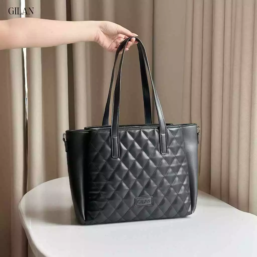 GILAN Túi tote nữ Lume bag TCS026 (3 màu) thiết kế hiện đại, đựng vừa Laptop 15.6inch, A4 - đi làm, đi học