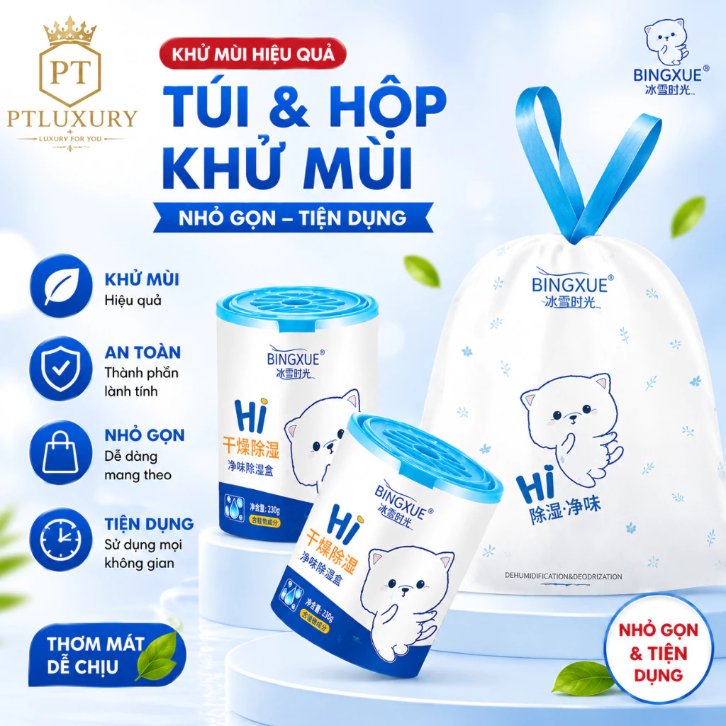 Túi Đựng Rác FEINITE tự phân huỷ có dây rút túi siêu dai kích thước 45*50cm tiện lợi cho mọi nhà